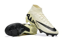 Chuteira Nike Zoom Mercurial Superfly 9 Elite Campo - Branco/Preto