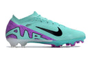 Chuteira Nike Mercurial Vapor 15 Elite Campo - Verde/Roxo