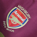 Camisa Retrô Arsenal Home 05/06 - Vinho