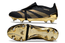 Chuteira Adidas Predator Elite JB com Lingueta Dobrável Campo - Preto/Dourado