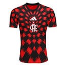 Camisa Flamengo Pré Jogo 25/26 - Preto e Vermelho