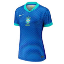 Camisa Brasil Feminina Away 2024 - Azul