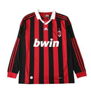 Camisa Retrô Milan Home 09/10 - Manga Longa