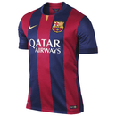 Camisa Retrô Barcelona Home 14/15 - Azul e Vermelha