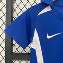 Kit Infantil Brasil Away 2002 Retro - Azul